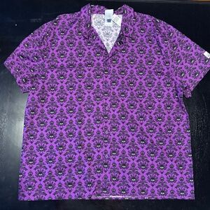 WDI Muppets Haunted Mansion Wallpaper Shirt Size XXL